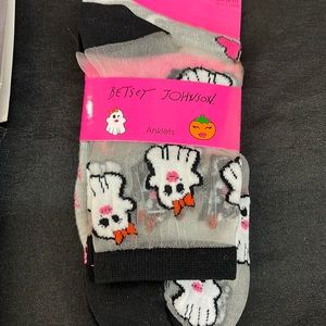 Betsey Johnson ghost socks